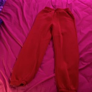 🟣4 for $20 Cherry red sweat pants/joggers